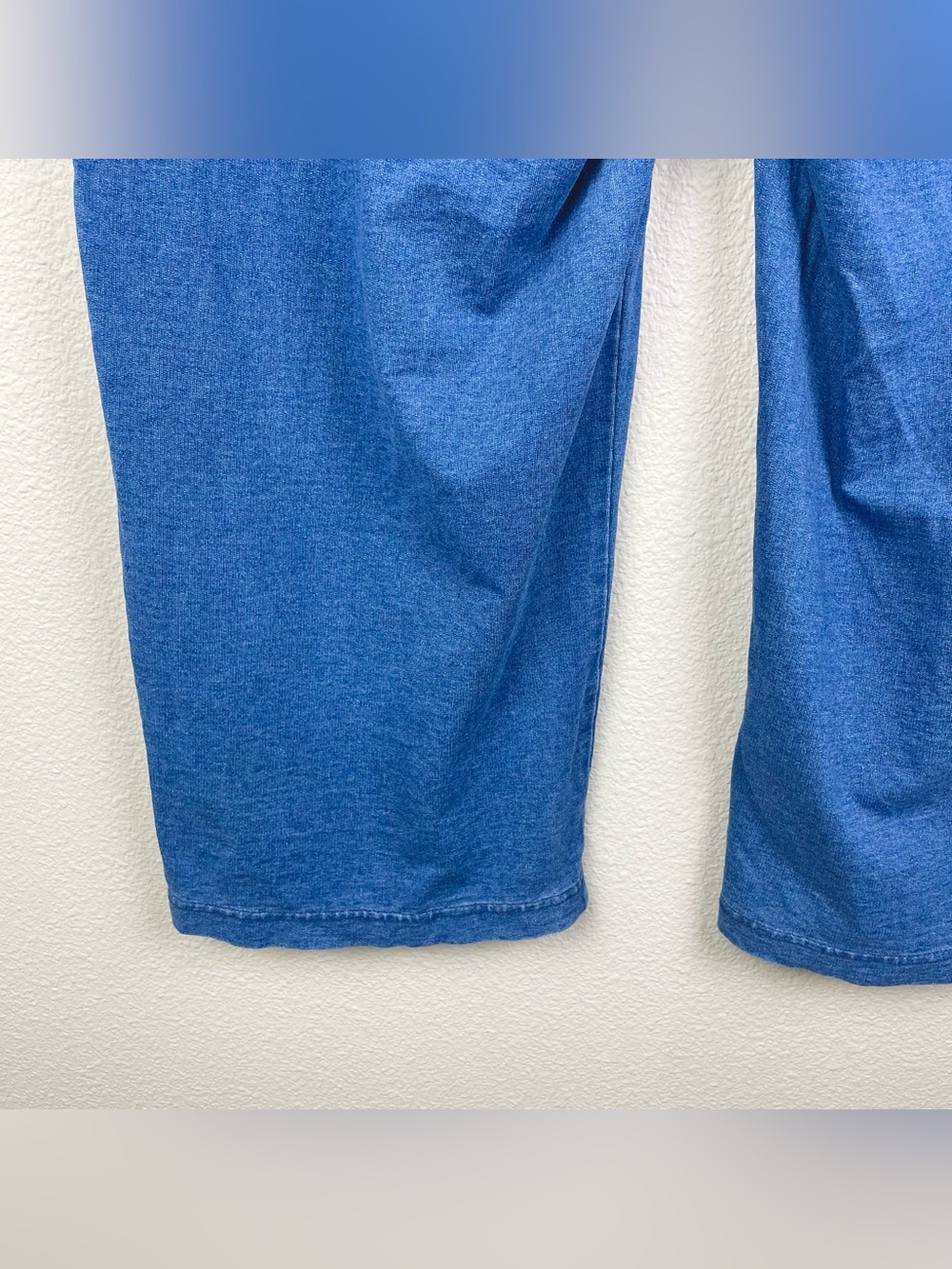 J.Jill Women's XL PureJill Indigo Cotton Pull On Capri Pants Pockets Casual - Picture 12 of 16